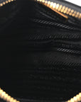 Velvet Nappa Mini Re-Edition Shoulder Bag Black