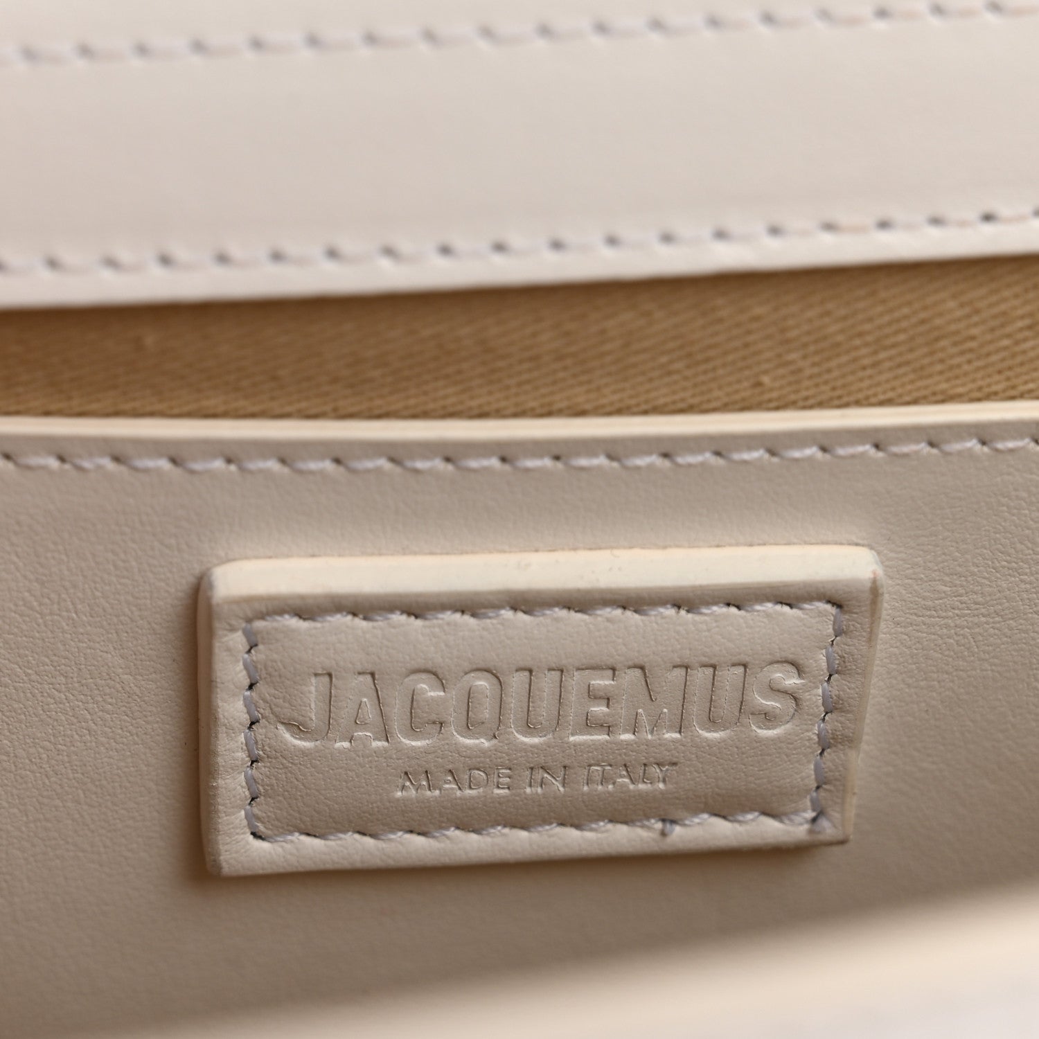 Smooth Calfskin Le Bambino White