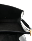 Box Calfskin Medium Bobby Frame Flap Black