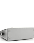 Metallic Chevre Chamkilight Mini Kelly Sellier 20 Argent