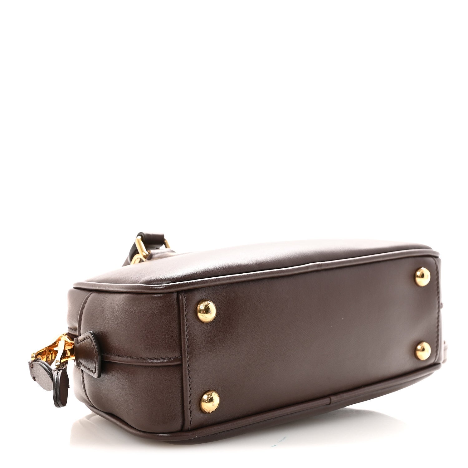 Calfskin Mini Arcadie Top Handle Bag Briarwood