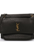 Grained Lambskin Monogram Large Niki Chain Satchel Light Musk