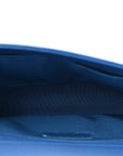 Lambskin Chevron Quilted New Medium Boy Flap Blue