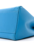 Nappa Colorblock Mini Peekaboo Iconic Satchel Blue Royal Papavero Cuoio