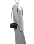 Calfskin Quilted Small Lola Camera Bag Black