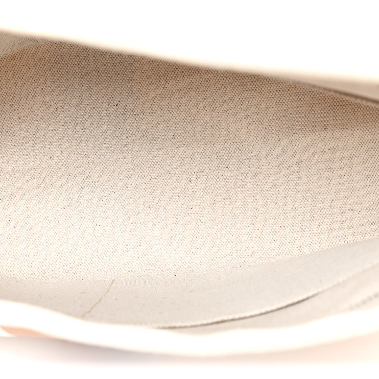 Canvas Necessaire Organizer Pouch Off White