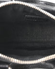 Agneau Arena Crystal Neo Nano Cagole Handbag Black