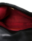 Lambskin Quilted Medium CHNL 19 Flap Black