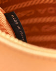 Saffiano Lux Mini Re-Edition Shoulder Bag Arancio