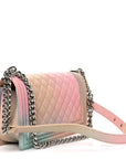Caviar Quilted Medium Cuba Rainbow Boy Flap Multicolor