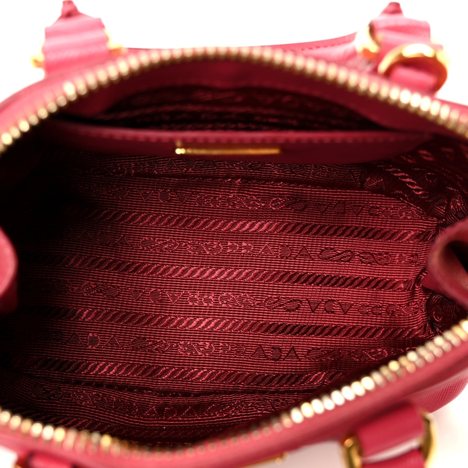 Saffiano Lux Mini Promenade Tote Fuxia