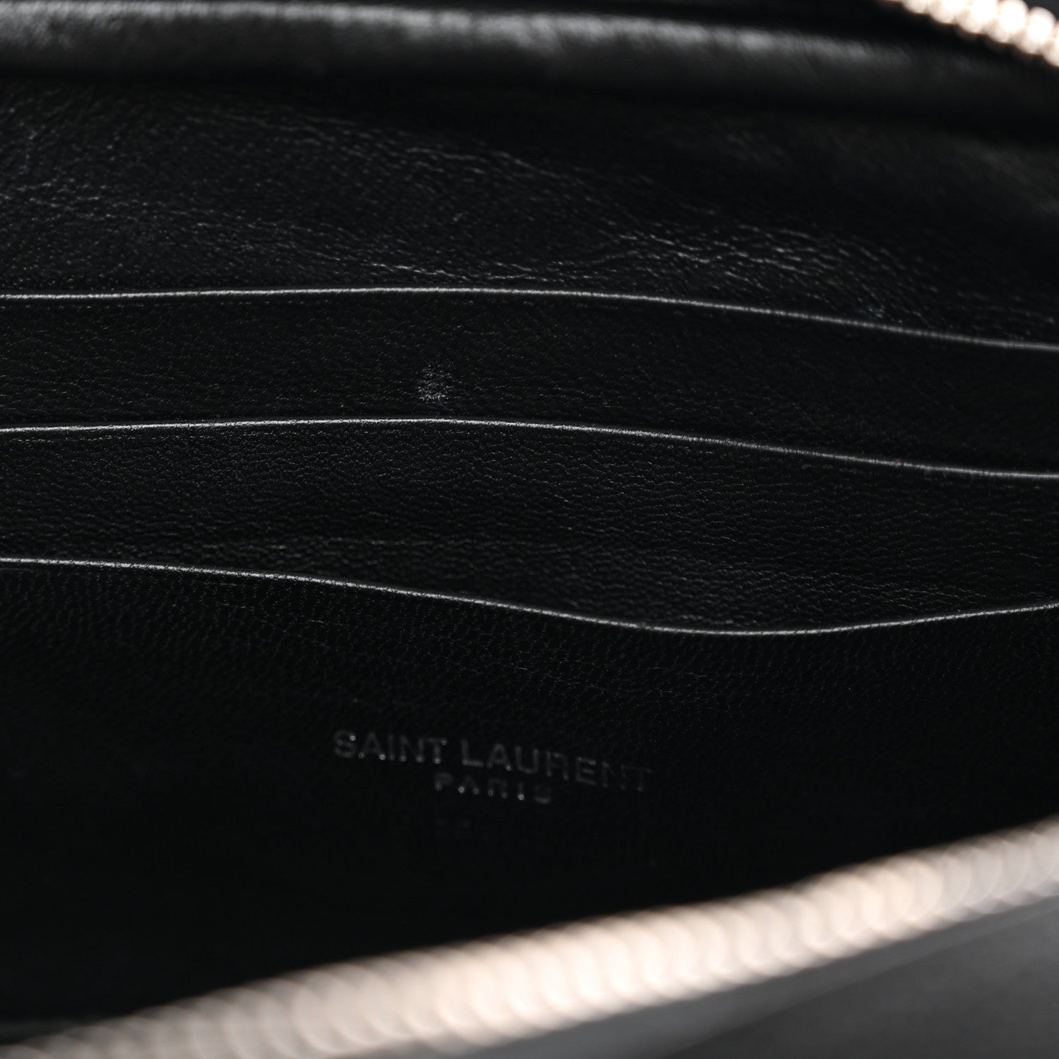 Grain De Poudre Matelasse Monogram Mini Lou Camera Bag Black