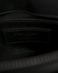 Calfskin Y Quilted Monogram Monochrome Small Loulou Chain Satchel Black