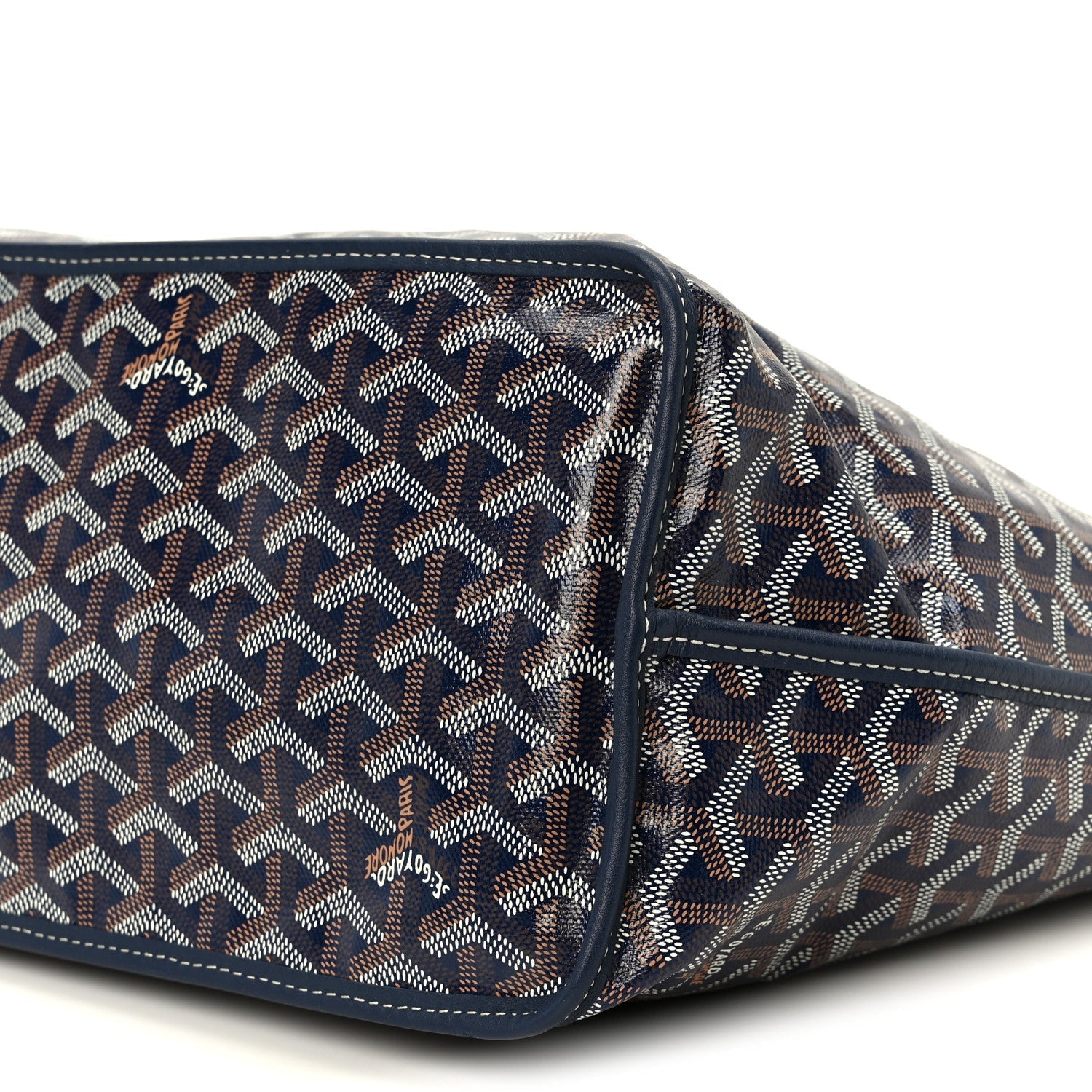 Goyardine Reversible Anjou PM Navy