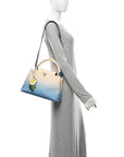 Taurillon Capucines MM Gradient Blue