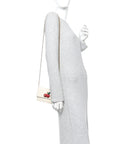GCCIssima Mini Cherry Chain Bag White