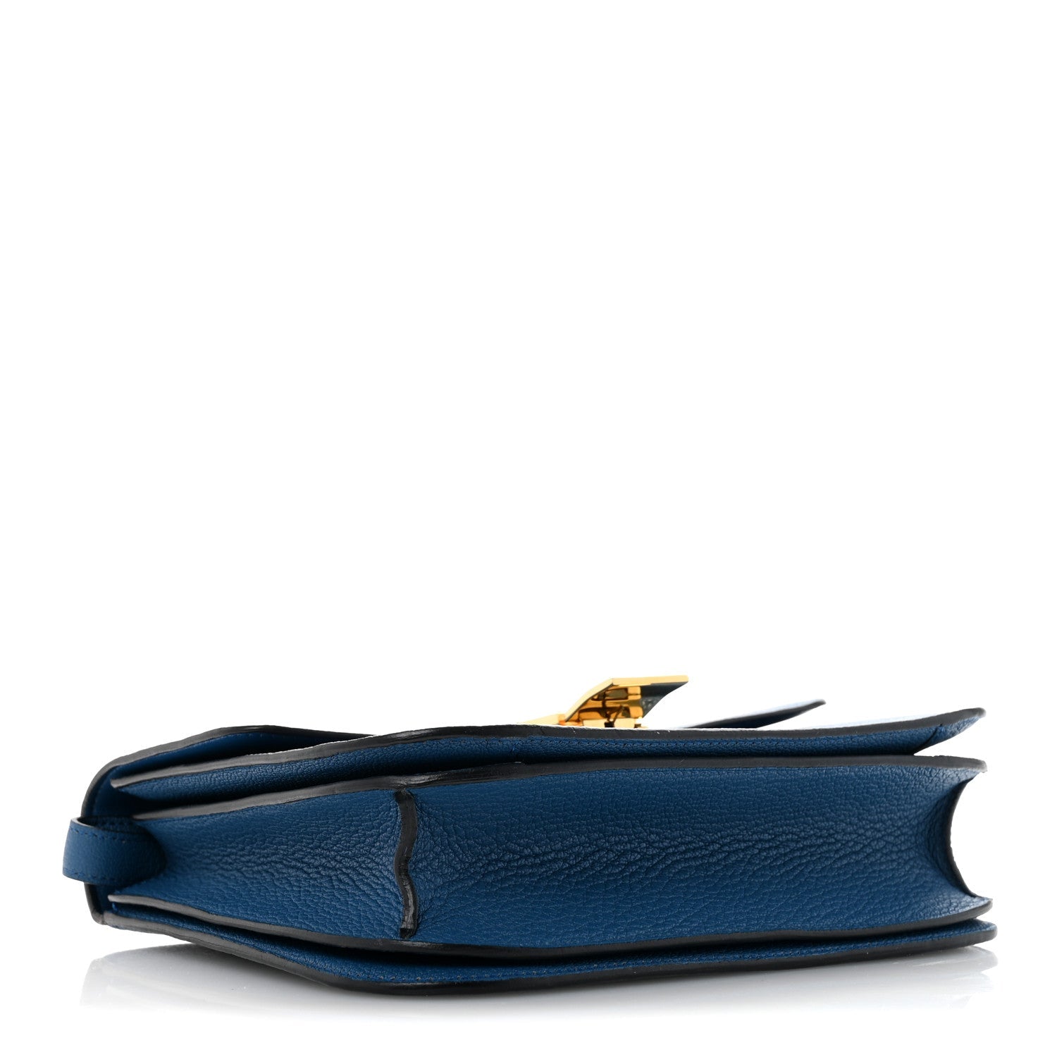 Goatskin Medium Classic Box Flap Bag Deepsea