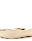 Calfskin Matelasse Super Mini GG Marmont Shoulder Bag White