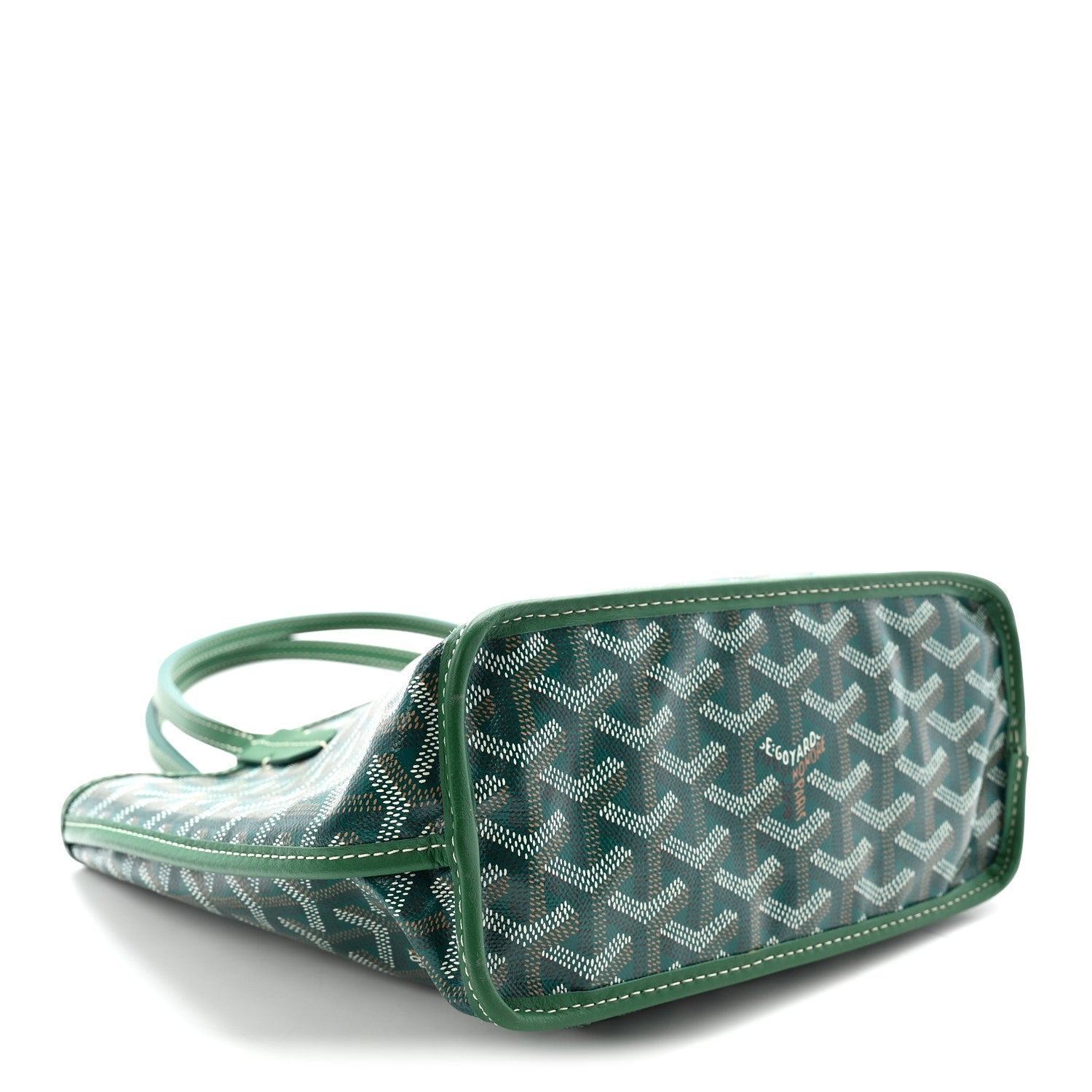 Goyardine Reversible Mini Anjou Green