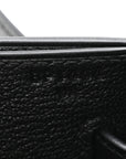 Swift Shiny Niloticus Crocodile Kelly Depeches 25 Pouch Black