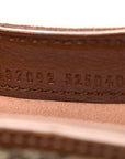 GG Supreme Monogram Azalea Calfskin Web Mini Jackie 1961 Hobo Beige Ebony Brown Sugar