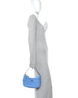 Tessuto Nylon Gaufre Shoulder Bag Pervinca
