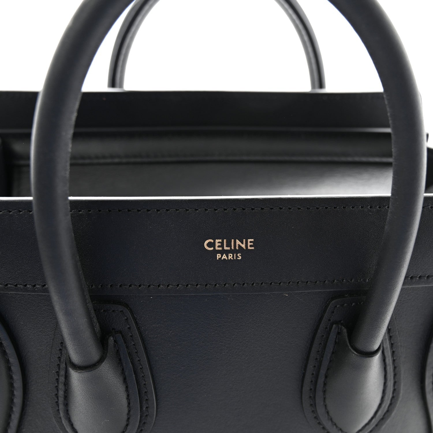 Smooth Calfskin Nano Luggage Black