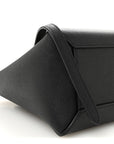 Grained Calfskin Mini Belt Bag Black