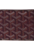 Goyardine Bi-Fold Victoire PM Wallet Burgundy