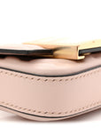 Nappa Matisse FF Embossed Nano Maxi Buckle Baguette Charm Rosa Quarzo