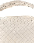 Nappa Intrecciato Small Jodie Hobo White