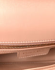 Calfskin Cannage Small Caro Bag Rose De Vents