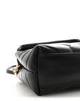 Calfskin Y Quilted Monogram Toy Loulou Crossbody Bag Black