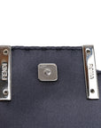 Sequin Paillettes Shiny Nappa Sex and the City Nano Maxi Buckle Baguette Charm Blue