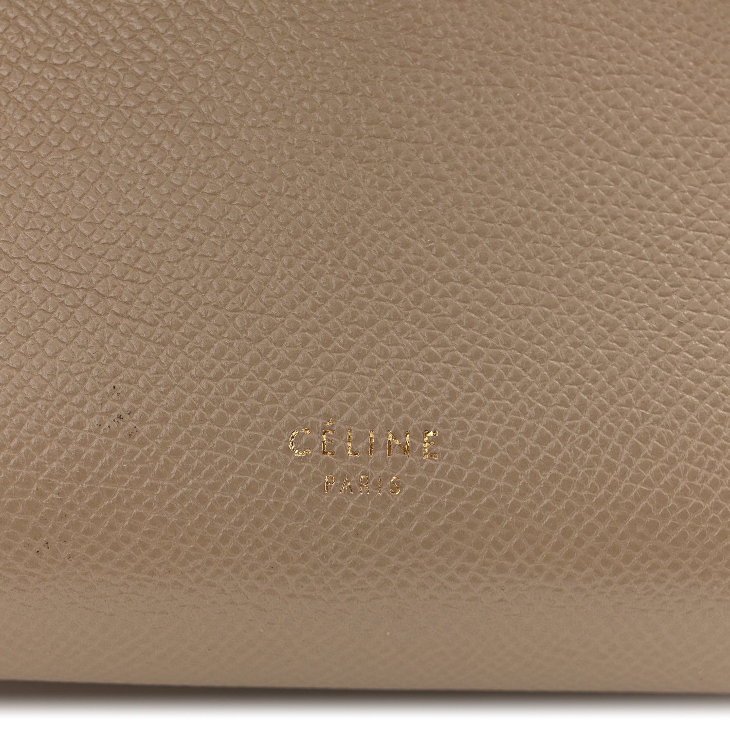 Grained Calfskin Nano Belt Bag Light Taupe