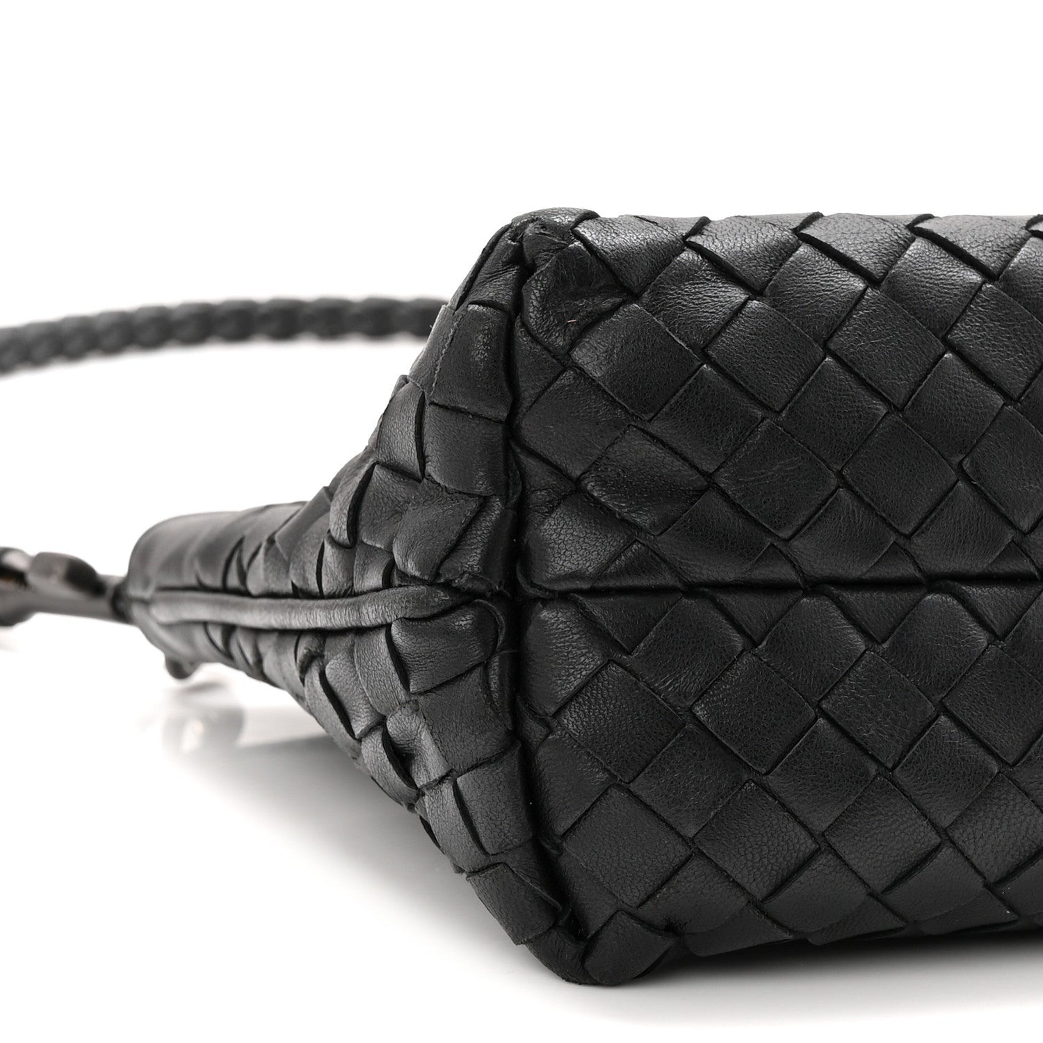 Nappa Intrecciato Mini Shoulder Bag Black
