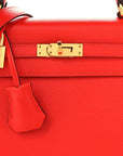 Epsom Kelly Sellier 25 Rouge De Coeur