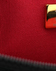 Lambskin Quilted CHNL 19 Wallet On Chain WOC Black