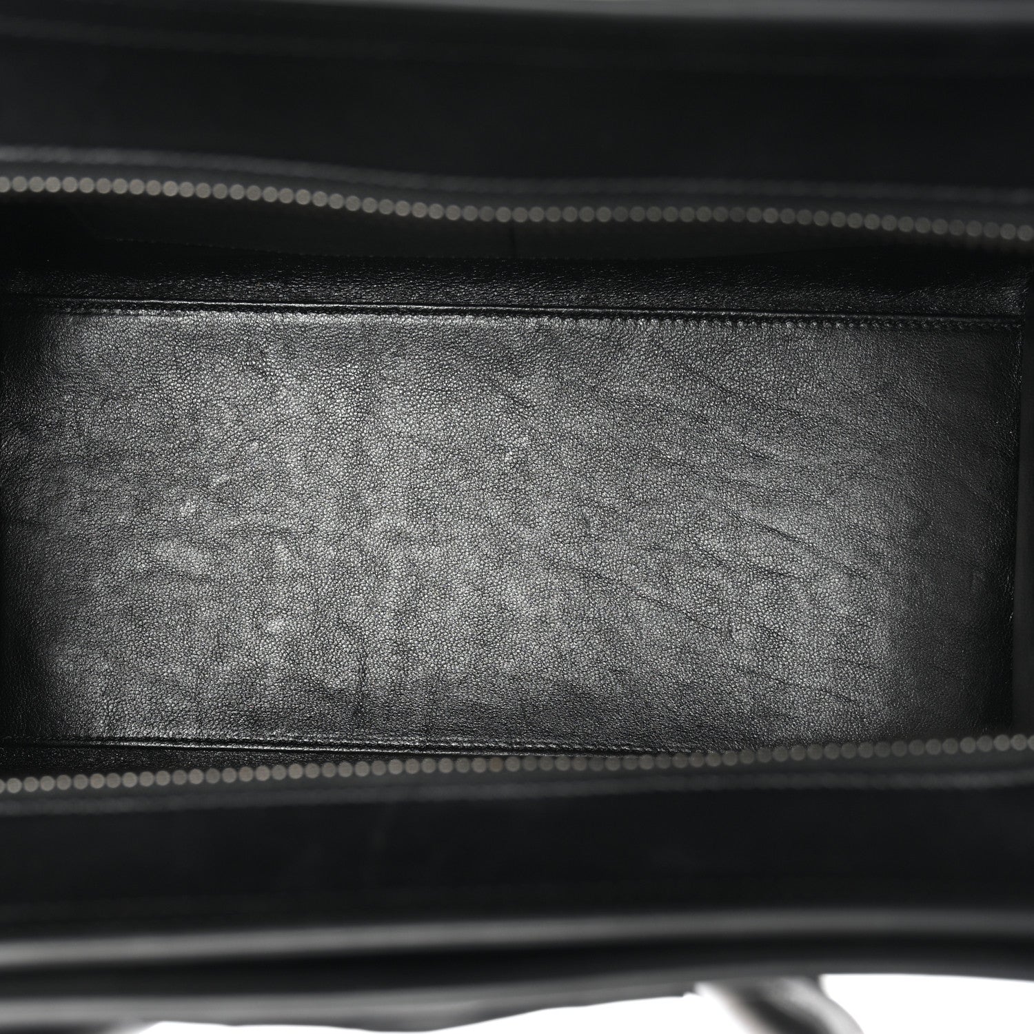 Textile Smooth Calfskin Micro Bi-Color Luggage Natural
