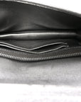 Metallic Nappa Matelasse Chain Crossbody Silver