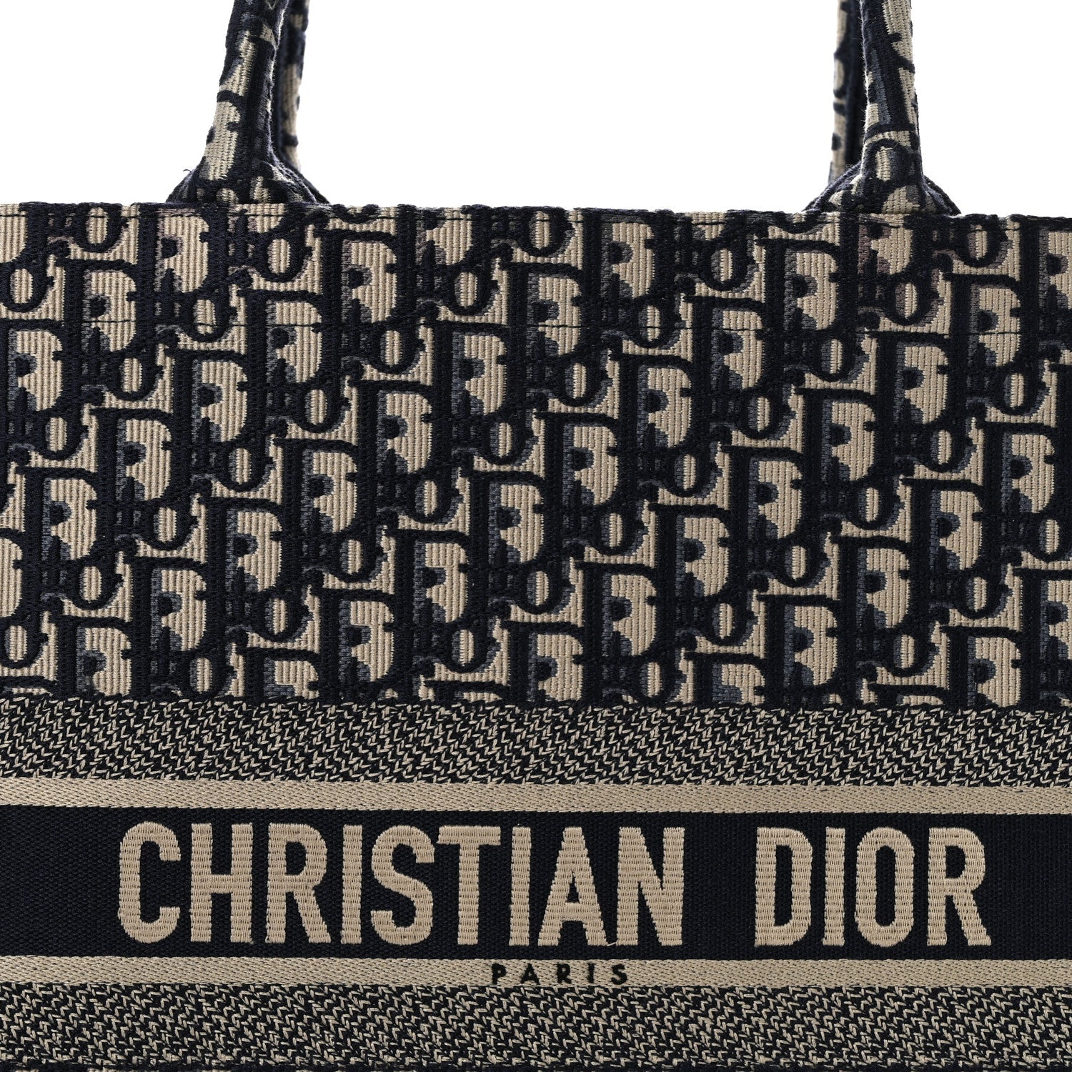 Oblique Large Book Tote Blue Multicolor