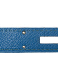 Epsom Birkin 35 Bleu Izmir