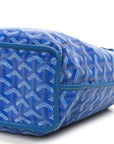 Goyardine Reversible Mini Anjou Sky Blue