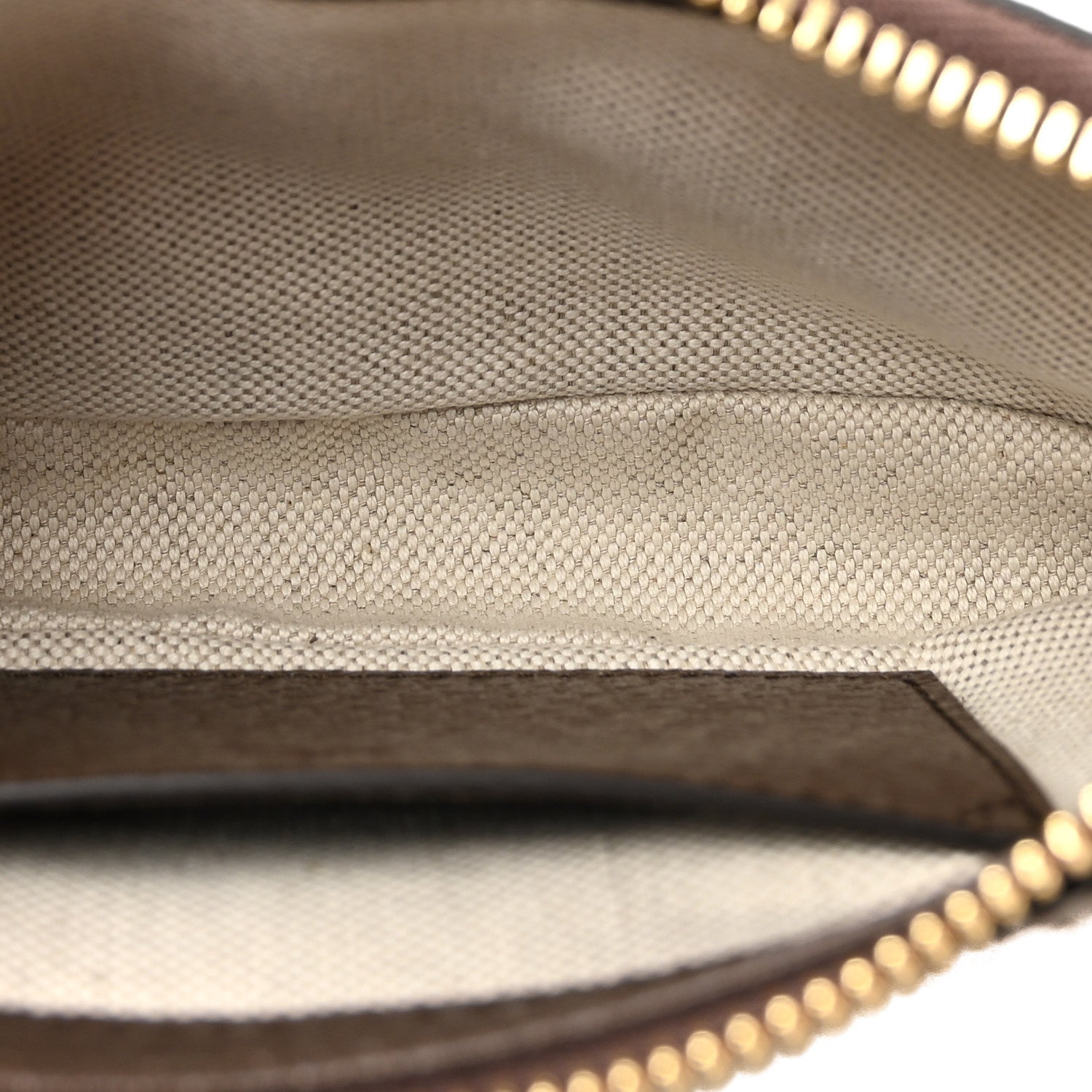 GG Supreme Monogram Textured Dollar Calfskin Mini Ophidia Chain Bag Beige Ebony