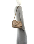 Lambskin Quilted Large CHNL 19 Flap Beige