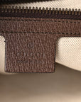 GG Supreme Monogram Web Ophidia Half Moon Hobo Brown