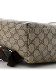 GG Supreme Monogram Margaux Calfskin Childrens Day Backpack Beige Ebony Cocoa Dark Chocolate