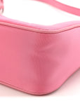 Re-Nylon Saffiano Mini Re-Edition 2005 Bag Begonia
