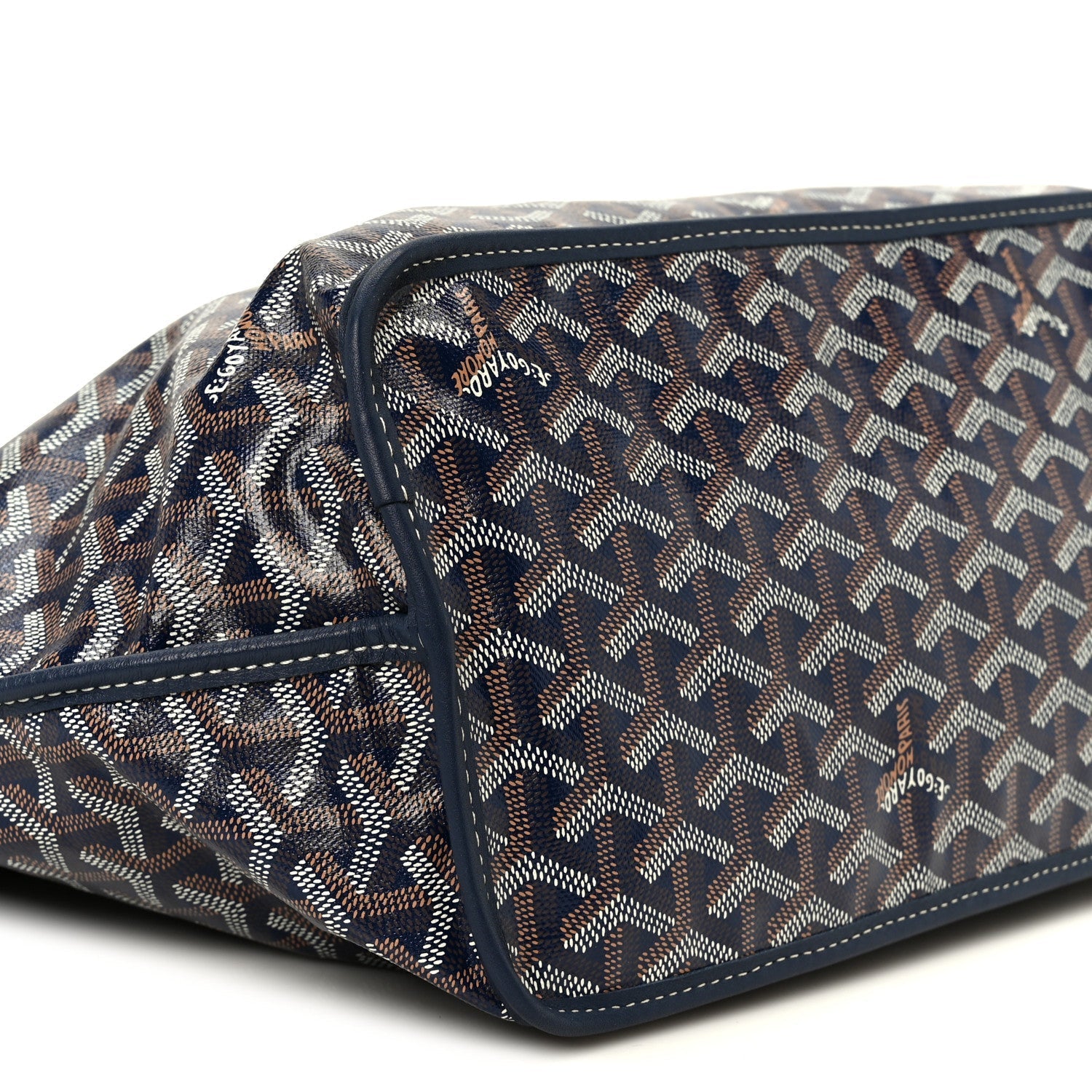 Goyardine Reversible Anjou PM Navy