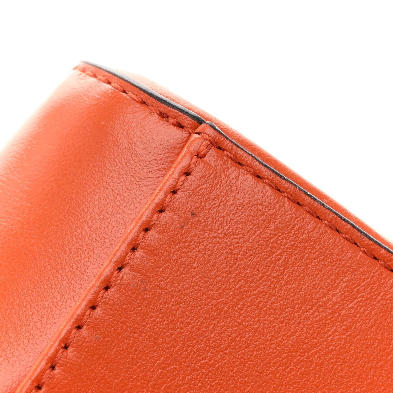 Calfskin Micro Hale Crossbody Amber Orange
